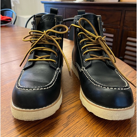 Eastland Lumber Up Boots Navy Size 10 - Picture 2 of 6